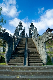 The entrance of the temple